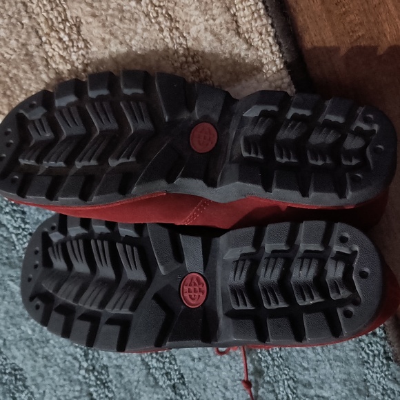 Cole Haan red suede water proof boots - Picture 4 of 7